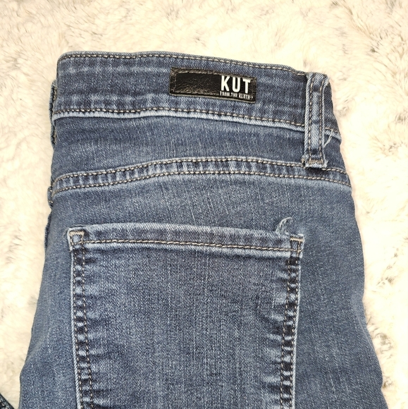 Kut From The Kloth Dark Was Skinny Jeans Size 8 Mid High Rise - Picture 4 of 14
